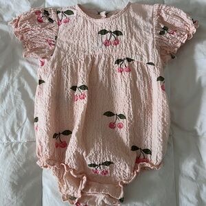 Konges Slojd Cherry Cerise Romper GOTS